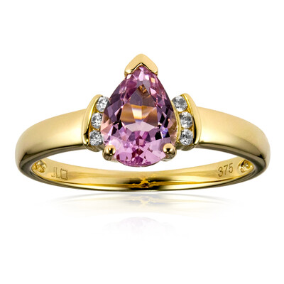 Brasilianischer Kunzit-Goldring