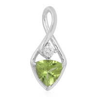 Peridot-Silberanhänger