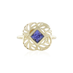AAA-Tansanit-Goldring (Ornaments by de Melo)