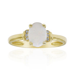 Australischer Opal-Goldring
