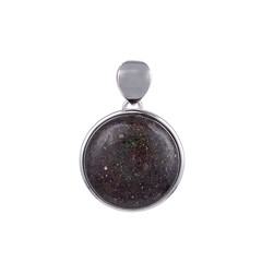 Honduras-Opal-Silberanhänger