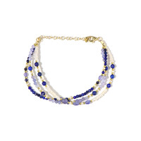 Edelstein-Silberarmband (Riya)