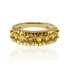 Gelber Saphir-Goldring (Adela Gold)