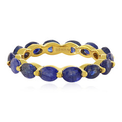 Blauer Madagaskar-Saphir-Silberring