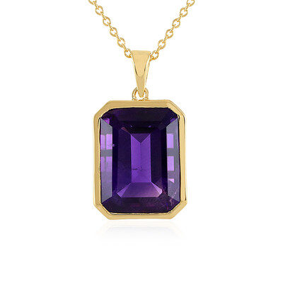 Sambia-Amethyst-Silberhalskette