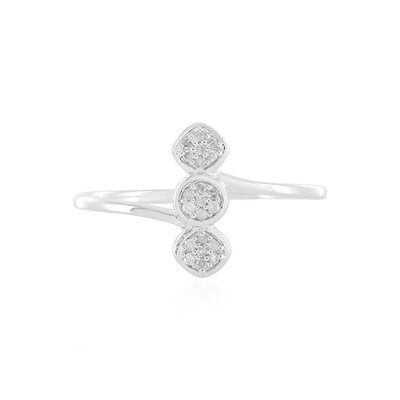 I2 (I) Diamant-Silberring