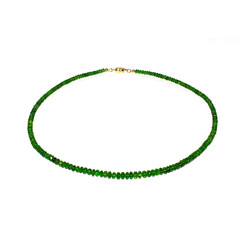Russischer Diopsid-Goldhalskette (Adela Gold)