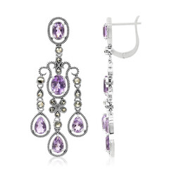 Amethyst-Silberohrringe
