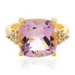 Lavendel-Amethyst-Silberring