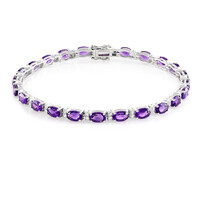 Marokkanischer Amethyst-Silberarmband