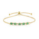 Sambia-Smaragd-Silberarmband