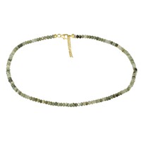 Chrysoberyll-Silberhalskette