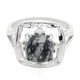 Schneeflocken-Obsidian-Silberring