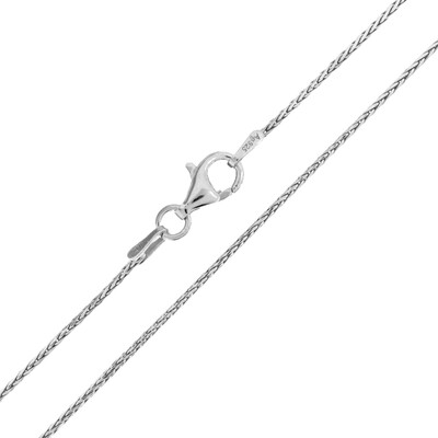 Silber-Zopfkette - 60 cm - 3,45 g