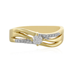 Lupenreiner (F) Brillant-Goldring (LUCENT DIAMONDS)