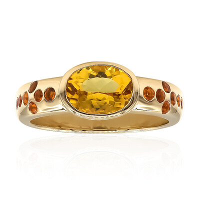 Goldener Beryll-Goldring