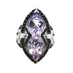 Amethyst-Silberring (Dallas Prince Designs)