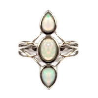 Welo-Opal-Silberring