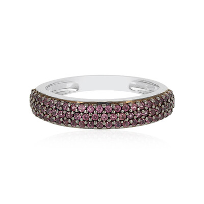 Rhodolith-Silberring (MONOSONO COLLECTION)