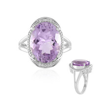 Lavendel-Amethyst-Silberring