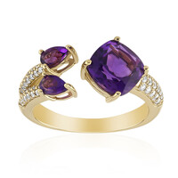 Sibirischer Amethyst-Goldring (Adela Gold)