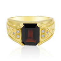Granat-Silberring