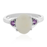 Australischer Opal-Silberring