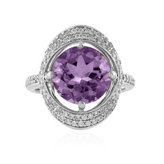 Lavendel-Amethyst-Silberring