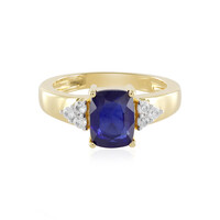 Blauer Madagaskar-Saphir-Silberring