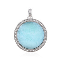 Larimar-Silberanhänger