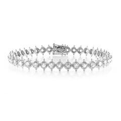 Zirkon-Silberarmband (Dallas Prince Designs)