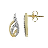 Lupenreiner (F) Brillant-Goldohrringe (LUCENT DIAMONDS)
