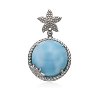 Larimar-Silberanhänger