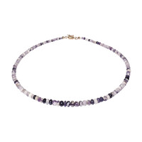 Morado-Opal-Silberhalskette