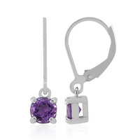 Amethyst-Silberohrringe