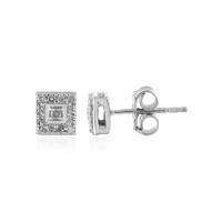 I1 (I) Diamant-Silberohrringe