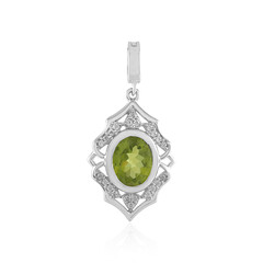 Peridot-Silberanhänger