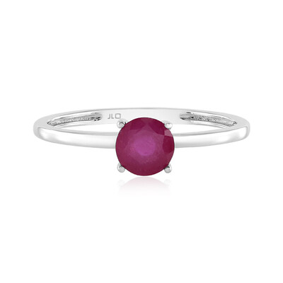 Pinkfarbener Madagaskar-Saphir-Platinring