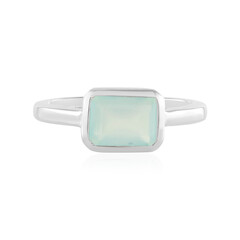 Aqua-Chalzedon-Silberring