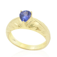 AAA-Tansanit-Goldring (de Melo)