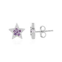 Amethyst-Silberohrringe