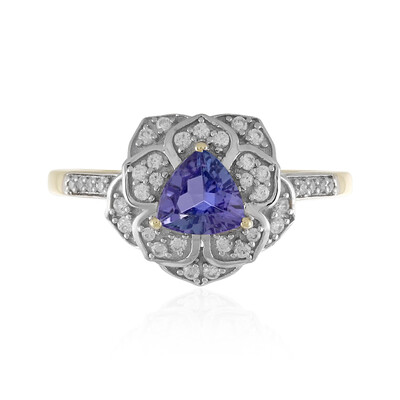 Tansanit-Goldring (Adela Gold)