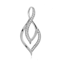 Lupenreiner (F) Brillant-Platinanhänger (LUCENT DIAMONDS)