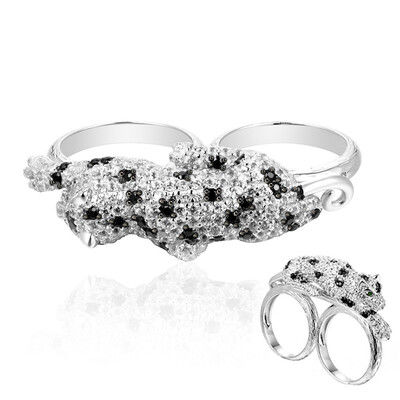 Edelstein-Silberring (Dallas Prince Designs)
