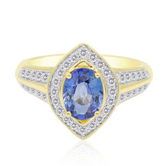 Blauer Ceylon-Saphir-Goldring