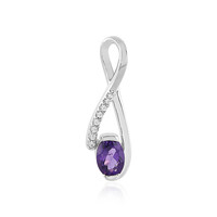Sibirischer Amethyst-Silberanhänger