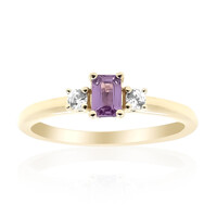 Purpurfarbener Ceylon-Saphir-Goldring