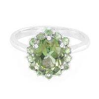 Kiwi-Topas-Silberring