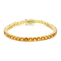 Madeira-Citrin-Silberarmband