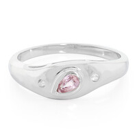 Padparadscha-Saphir-Silberring